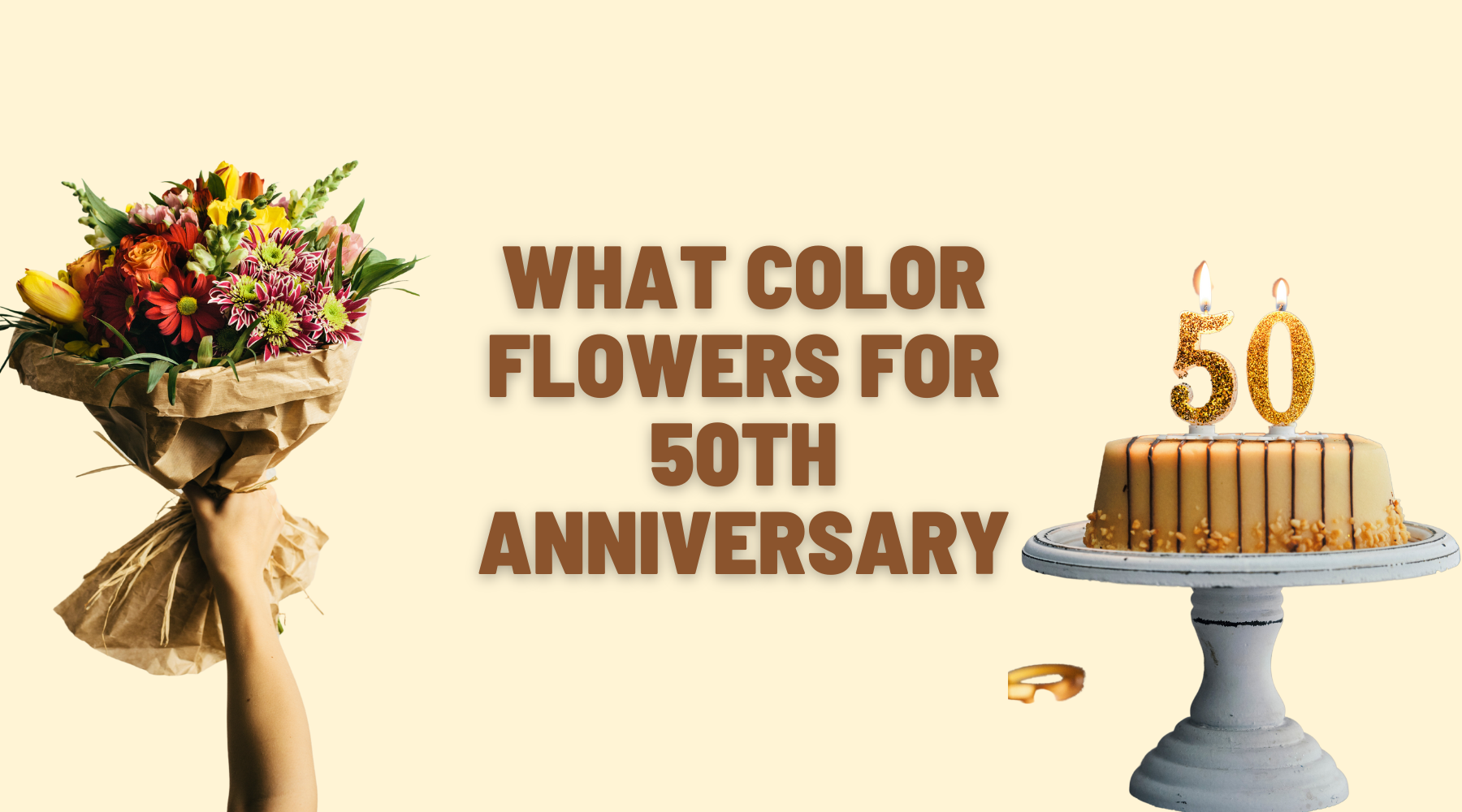 What Color Flowers For 50th Anniversary
