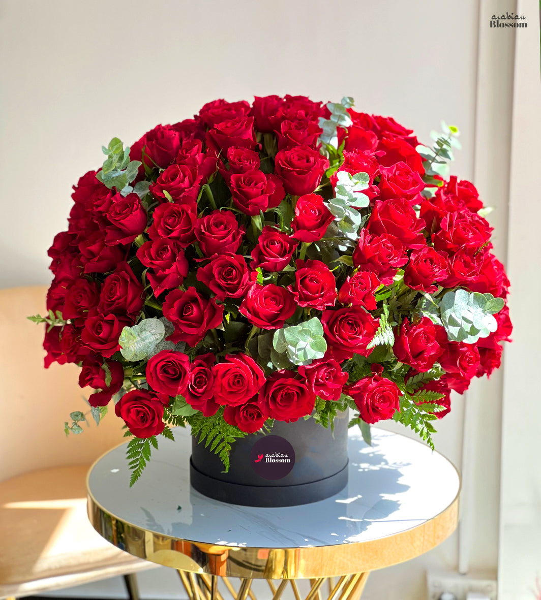 Magical 100 red roses