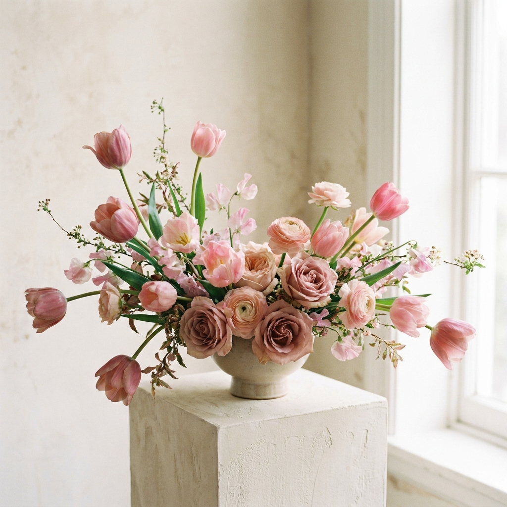 Pink Tulips Bouquet