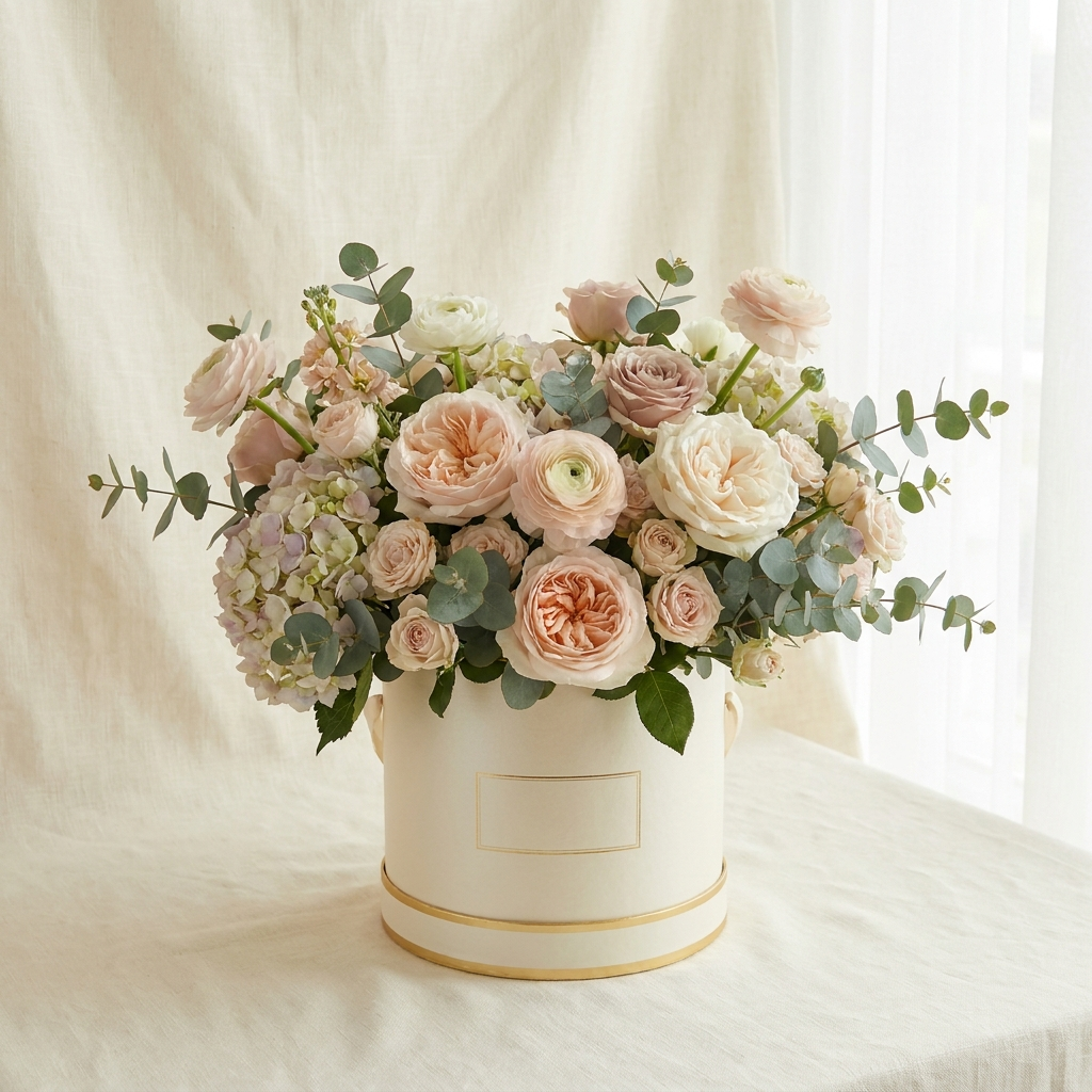 Premium Flowers Box Arrangement