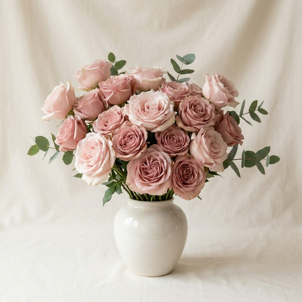 Premium Pink Roses - 30 stems