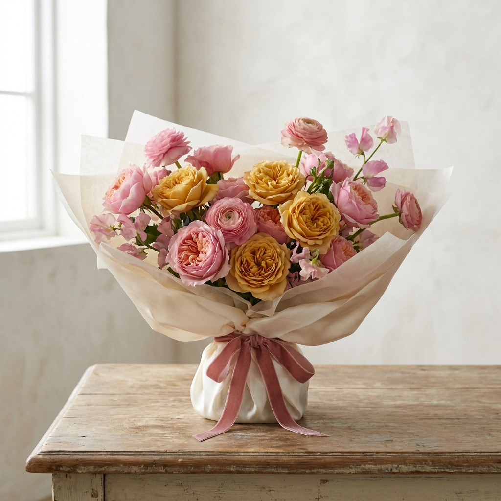 Pink and Yellow Blush