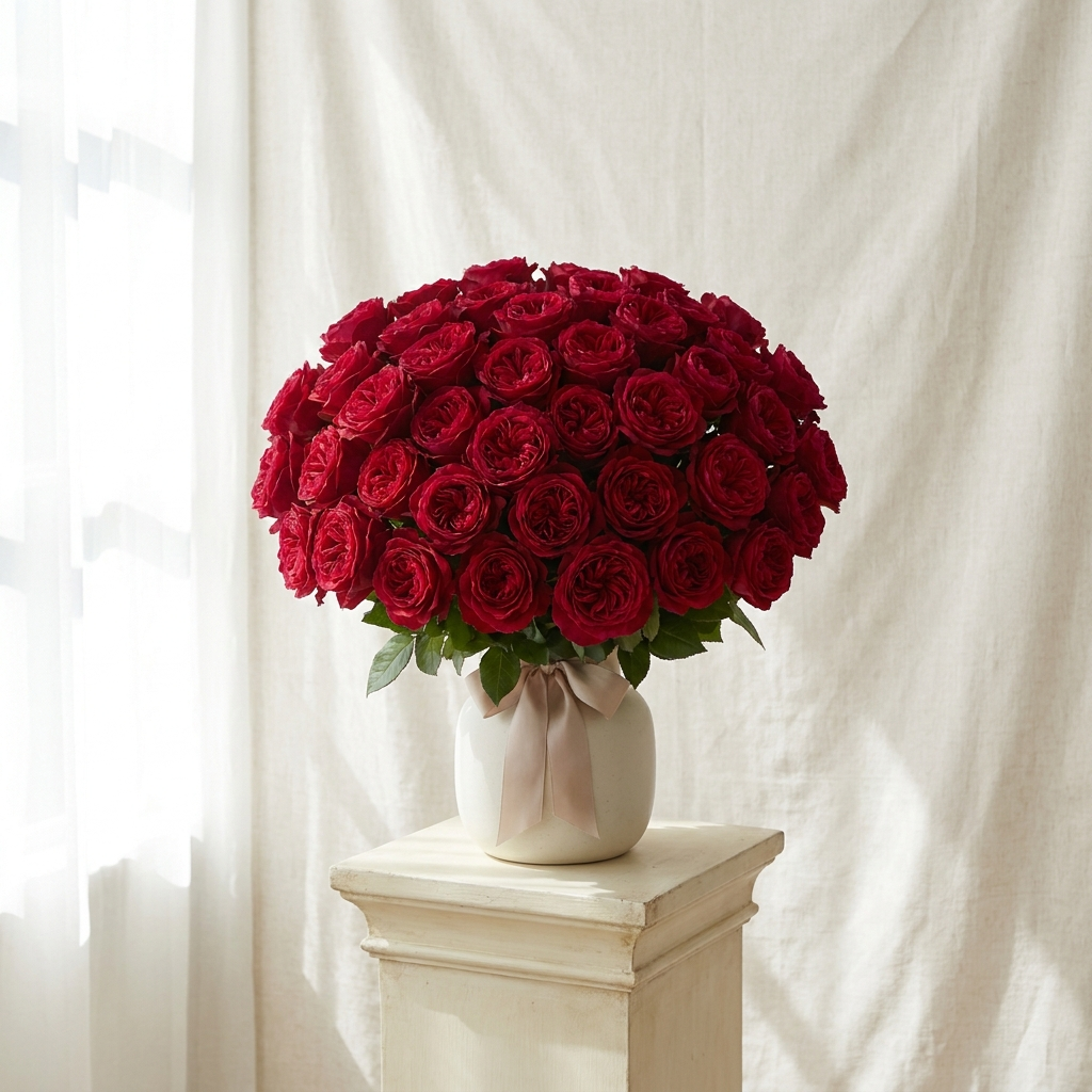 50 Red Roses Bouquet