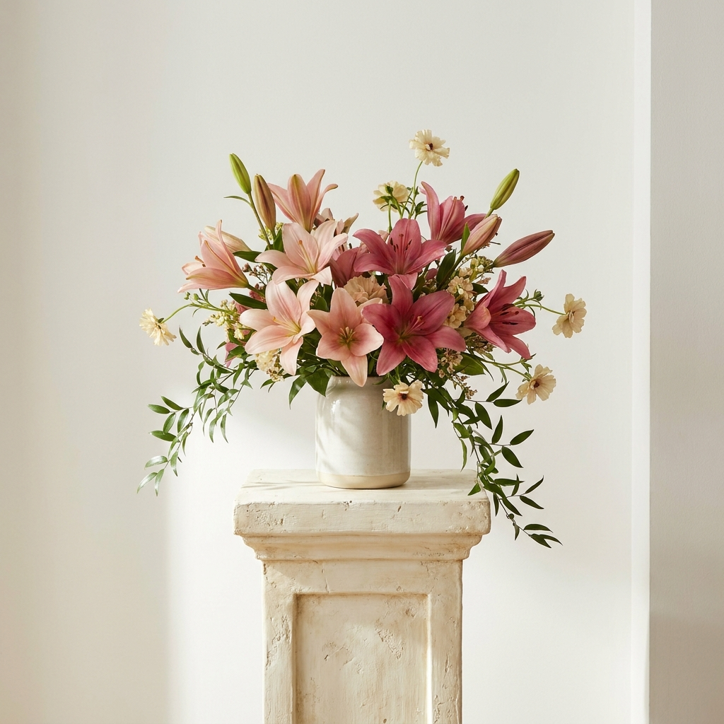 Pink Lilies
