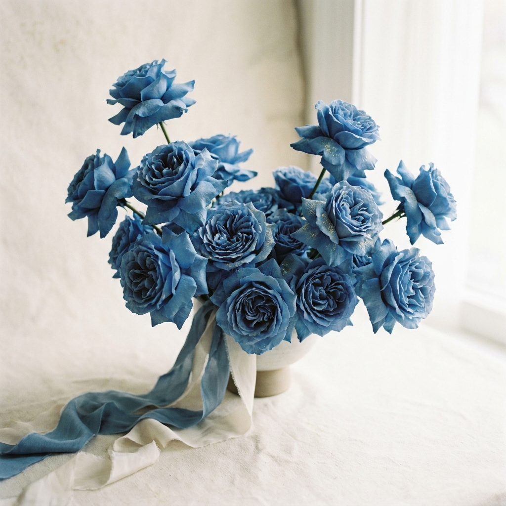 20 Blue Roses