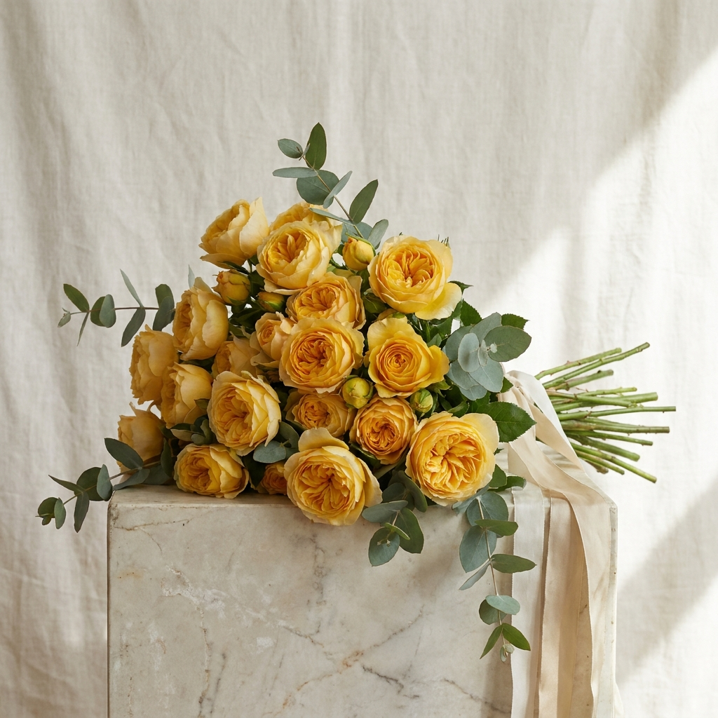 50 Yellow Roses Bouquet