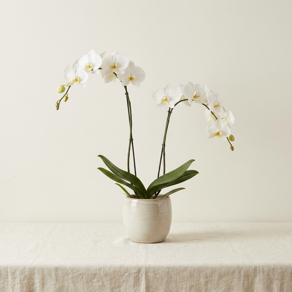 White Orchid Bloom