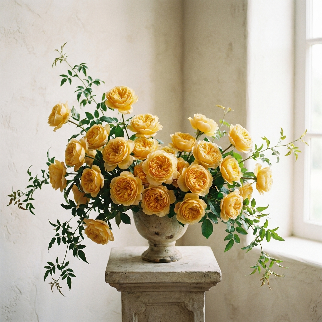 20 Yellow Roses