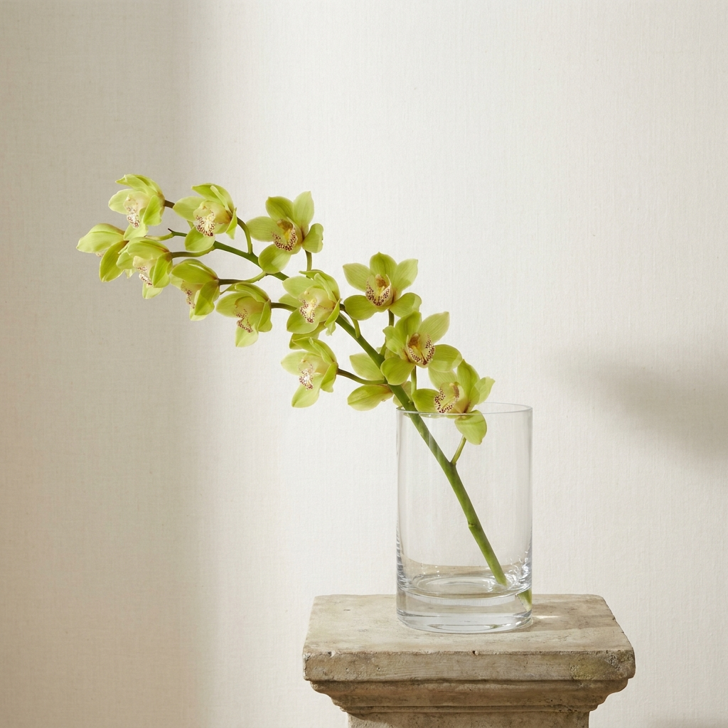 Green Cymbidium Orchid