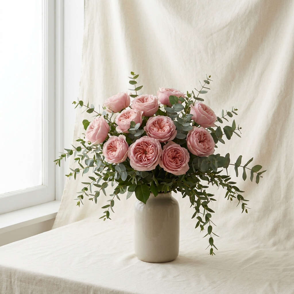 Pink Roses 10 Stems
