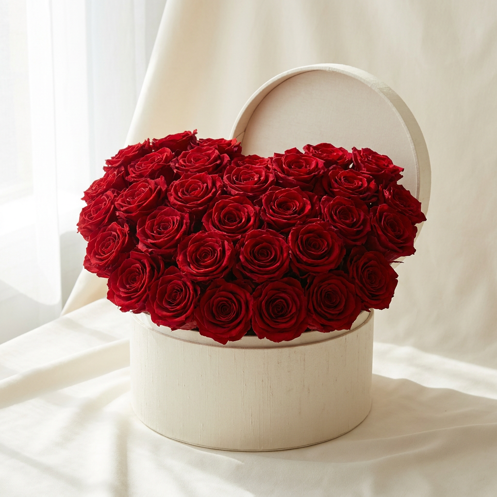 Forever Preserved Red Roses Large