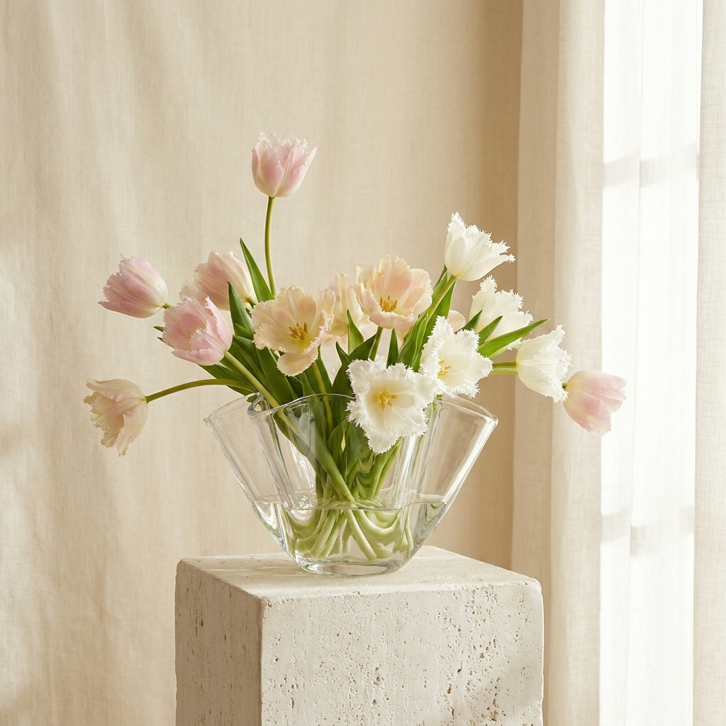 Tulips In a Vase