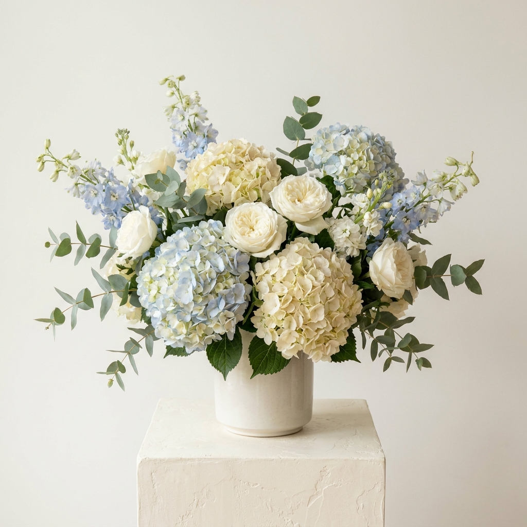 Bloom of Blue Angel Bouquet