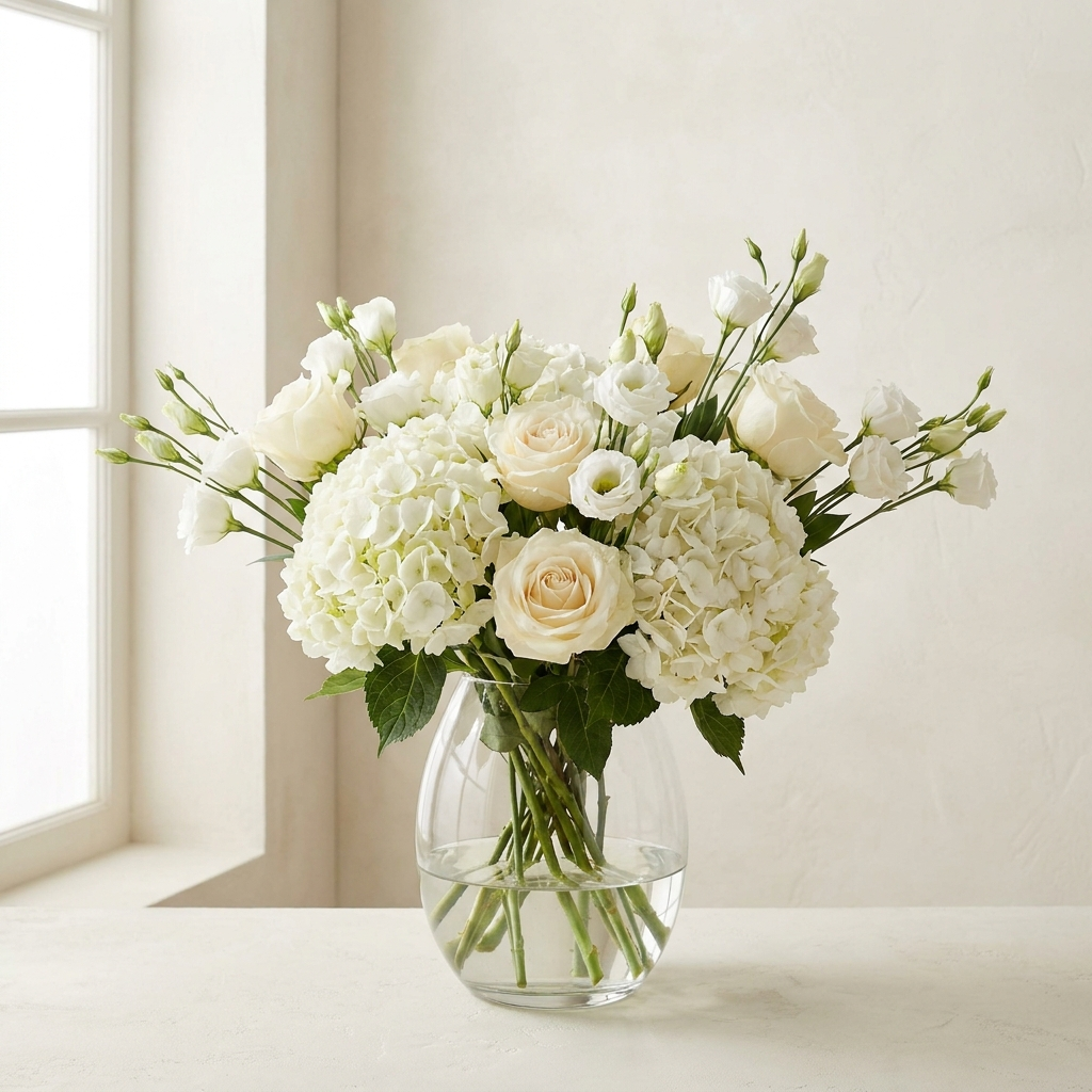 White Mix Flowers