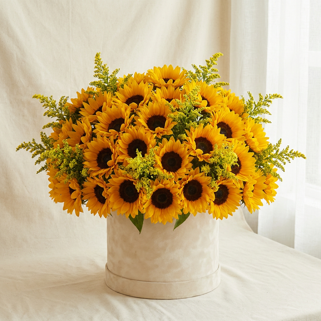 Sunflower Arrangement in Box