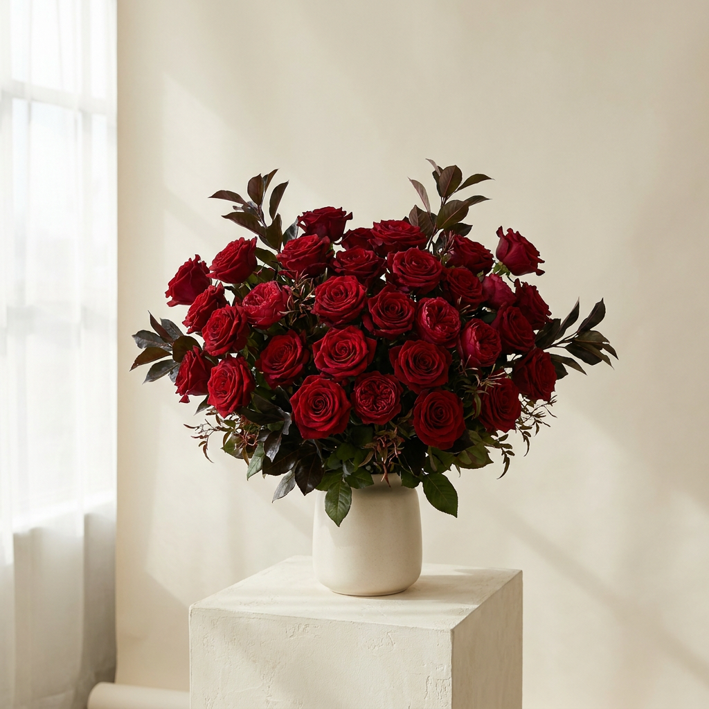 50 Red Roses Bouquet