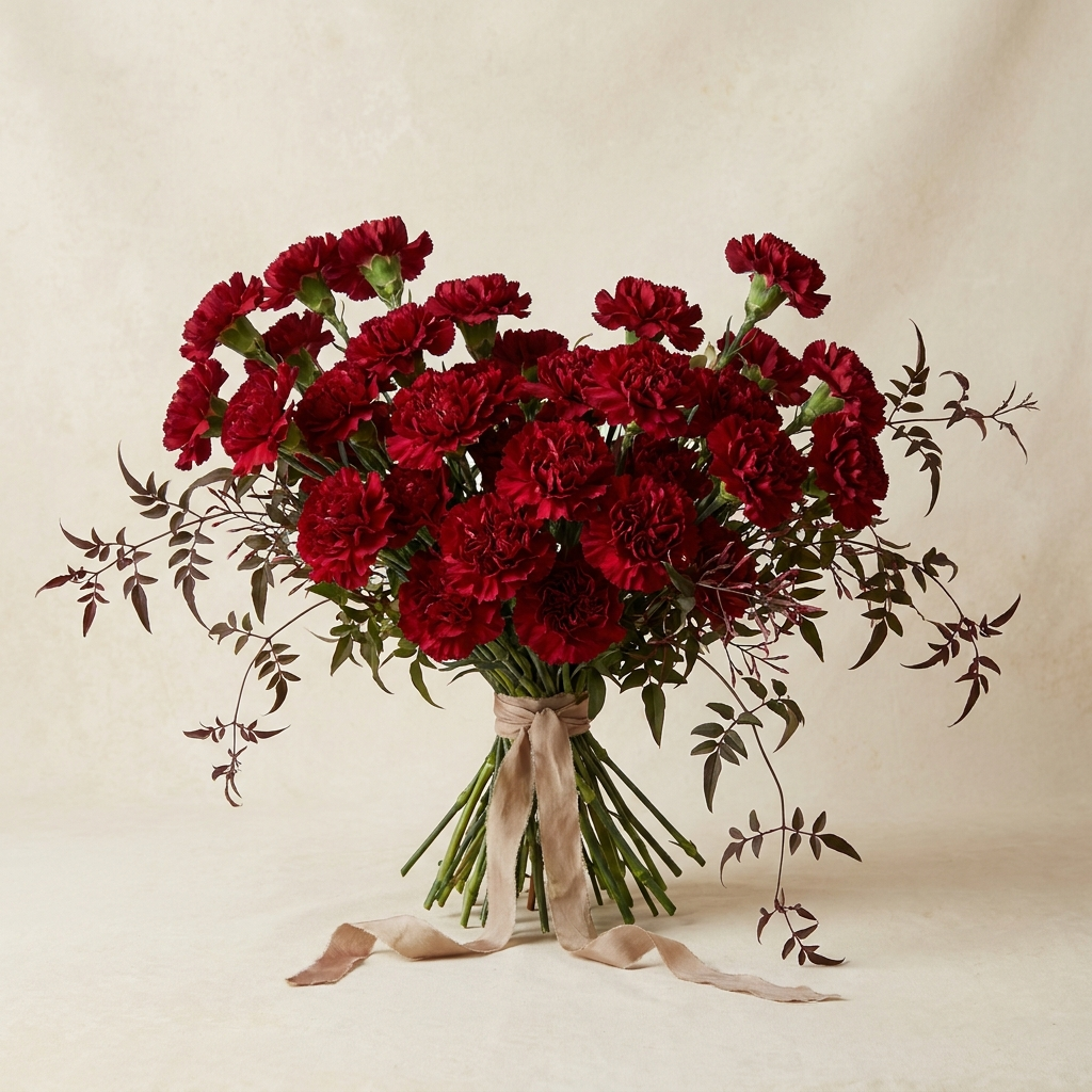 41 Romantic Red Carnation