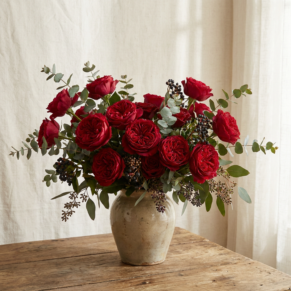 Timeless Red Rose Bouquet
