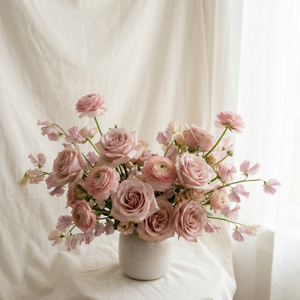 Soft Pink Flower Bouquet
