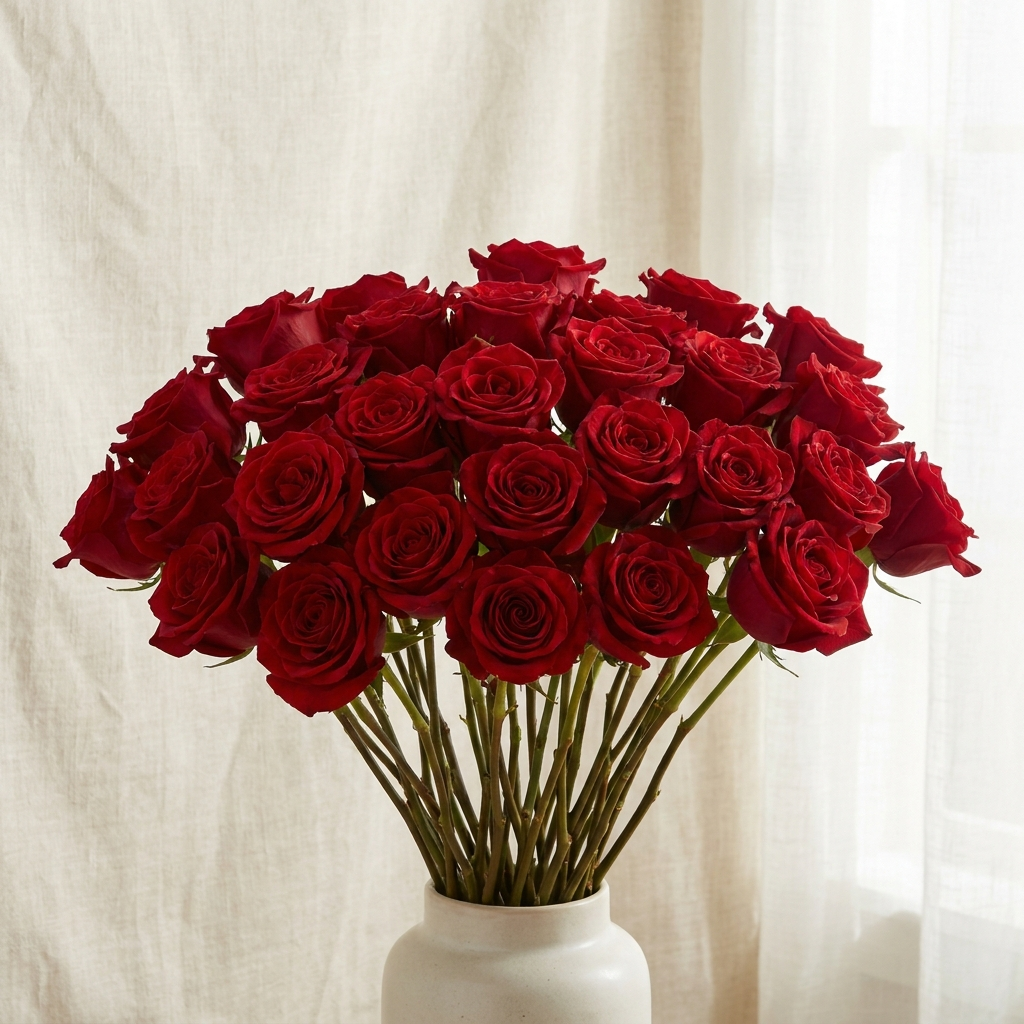 30 Premium Red Roses