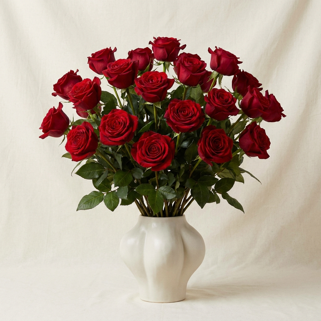 Luxurious 21 Red Roses Bouquet