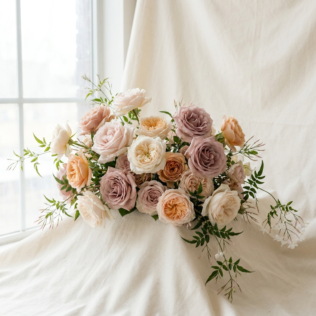 Romantic Mixed Roses Bouquet
