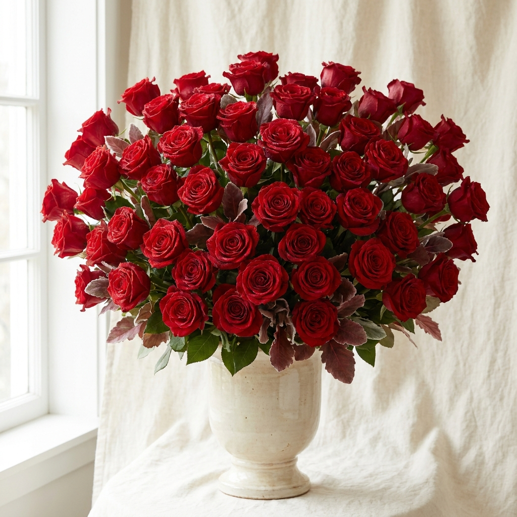 Luxury 101 Red Roses Bouquet