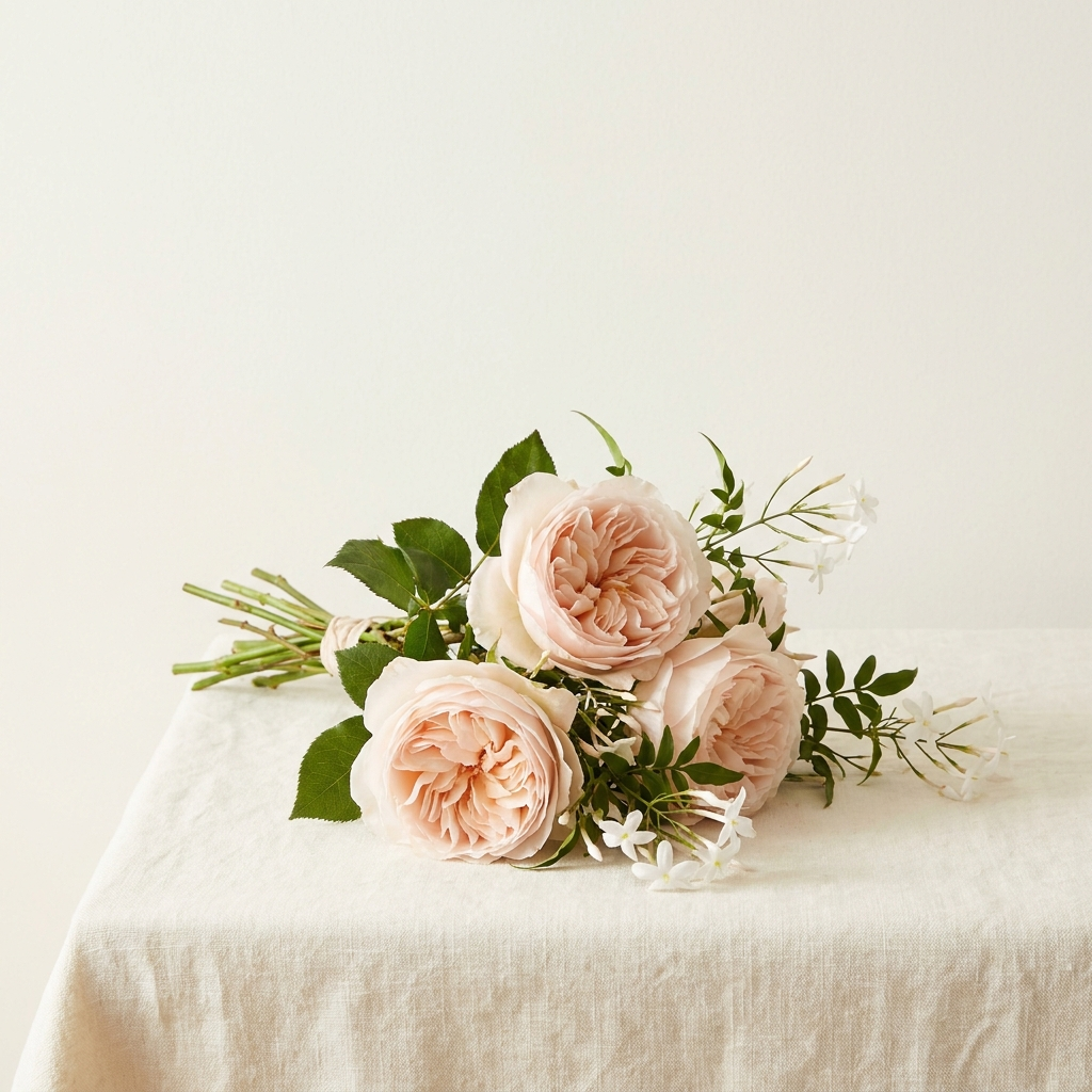 3 Romantic Pink Roses Bouquet