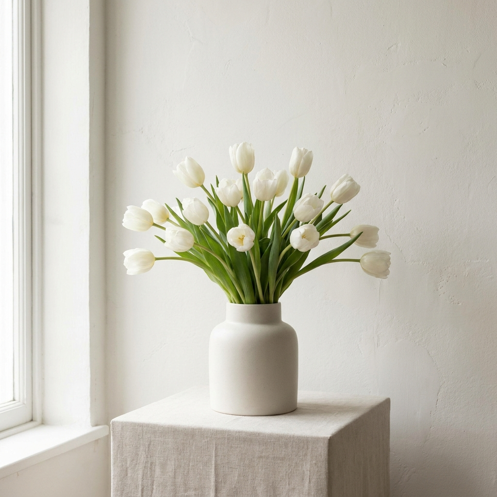 White Tulips Bouquet