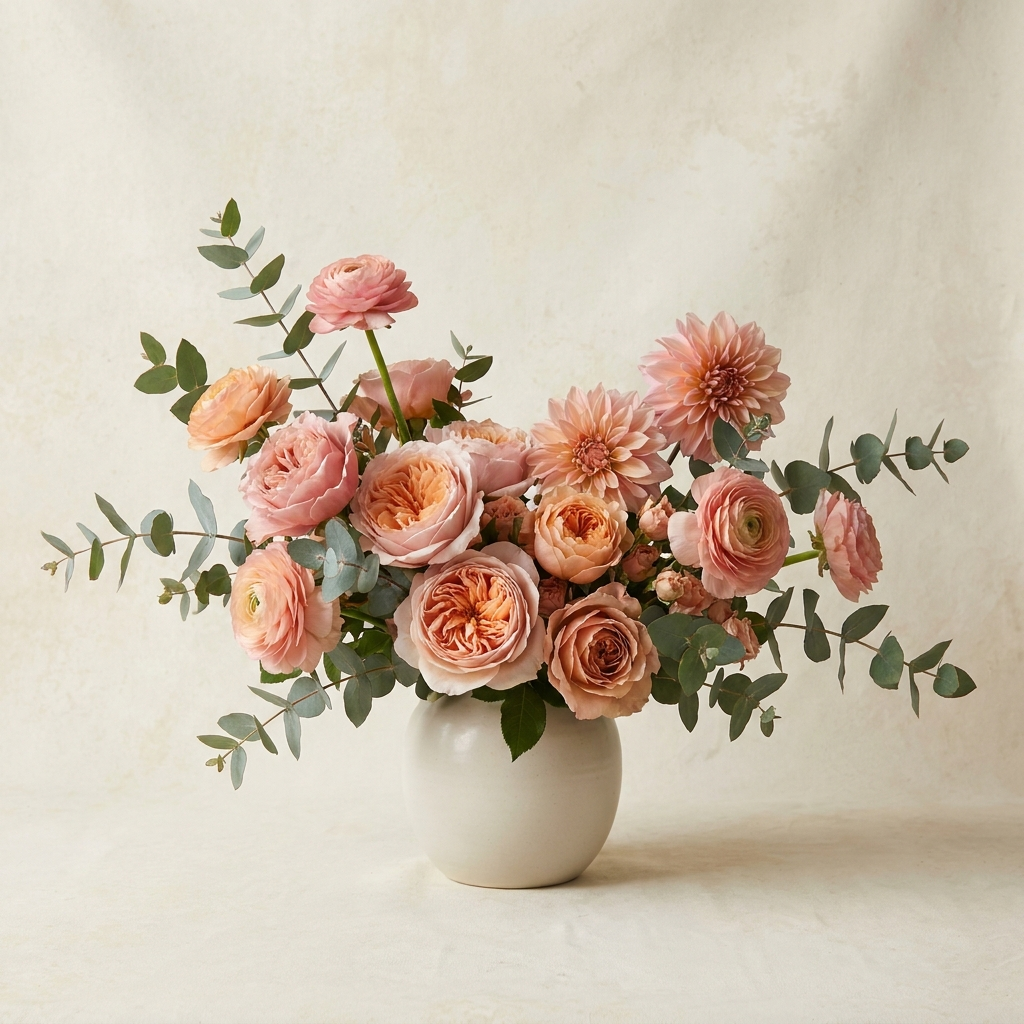 Pink and Peach Bouquet