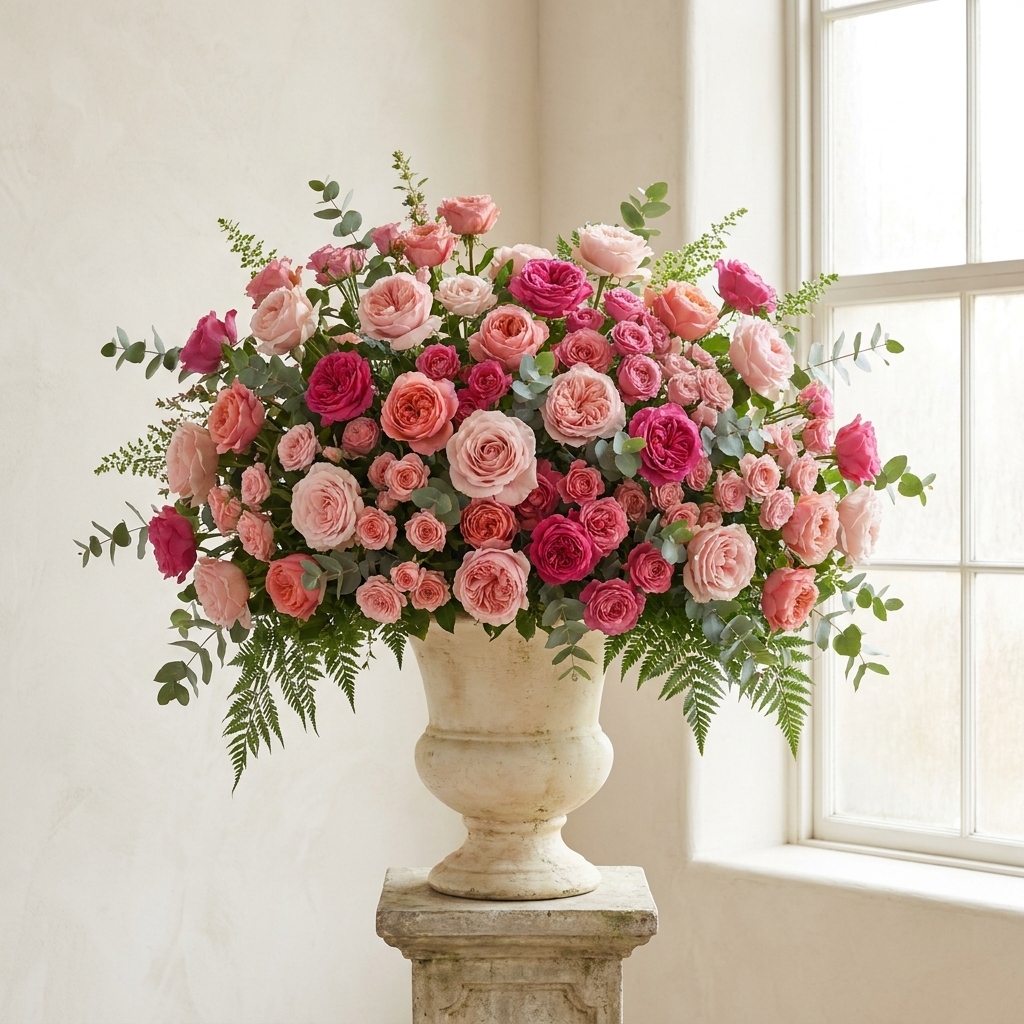 500 Pink Roses Bouquet
