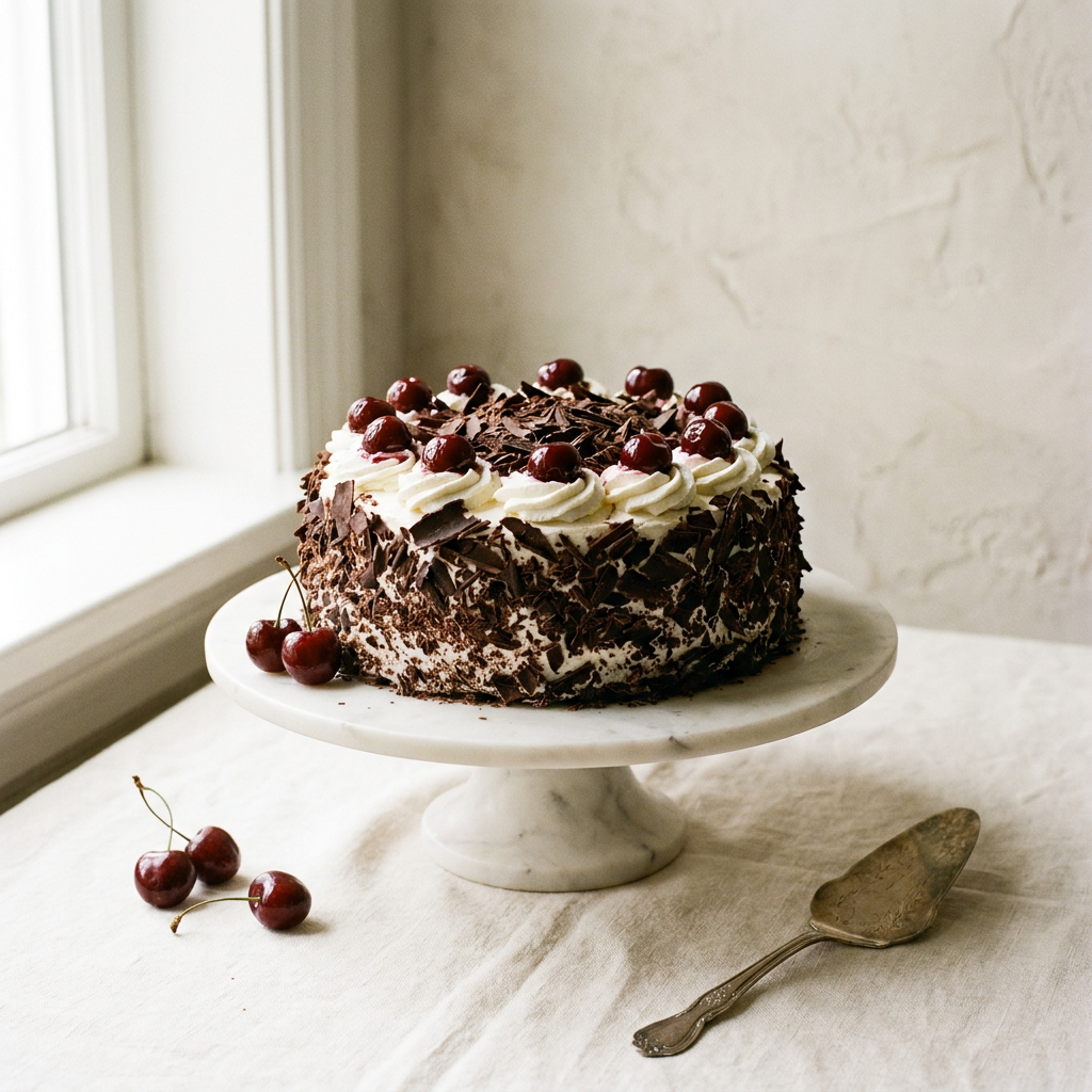 Vegan black forest cake