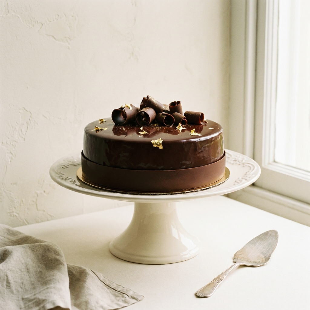 Chocolate mousse cake