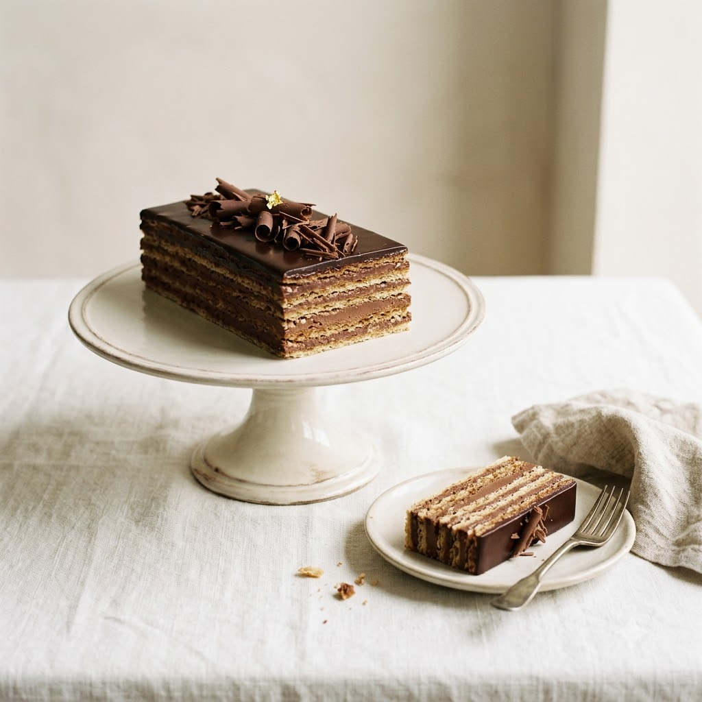 Chocolate wafer bar cake
