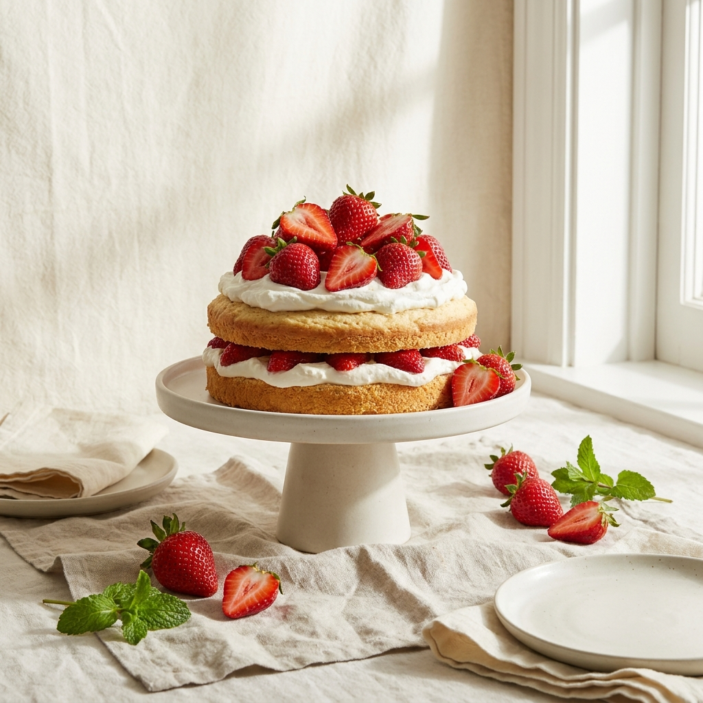 Strawberry cake