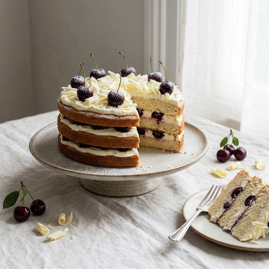 White forest cake