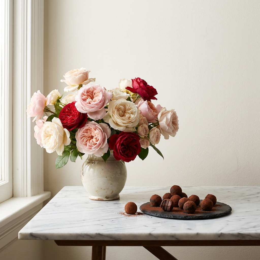Roses and Chocolate Combo