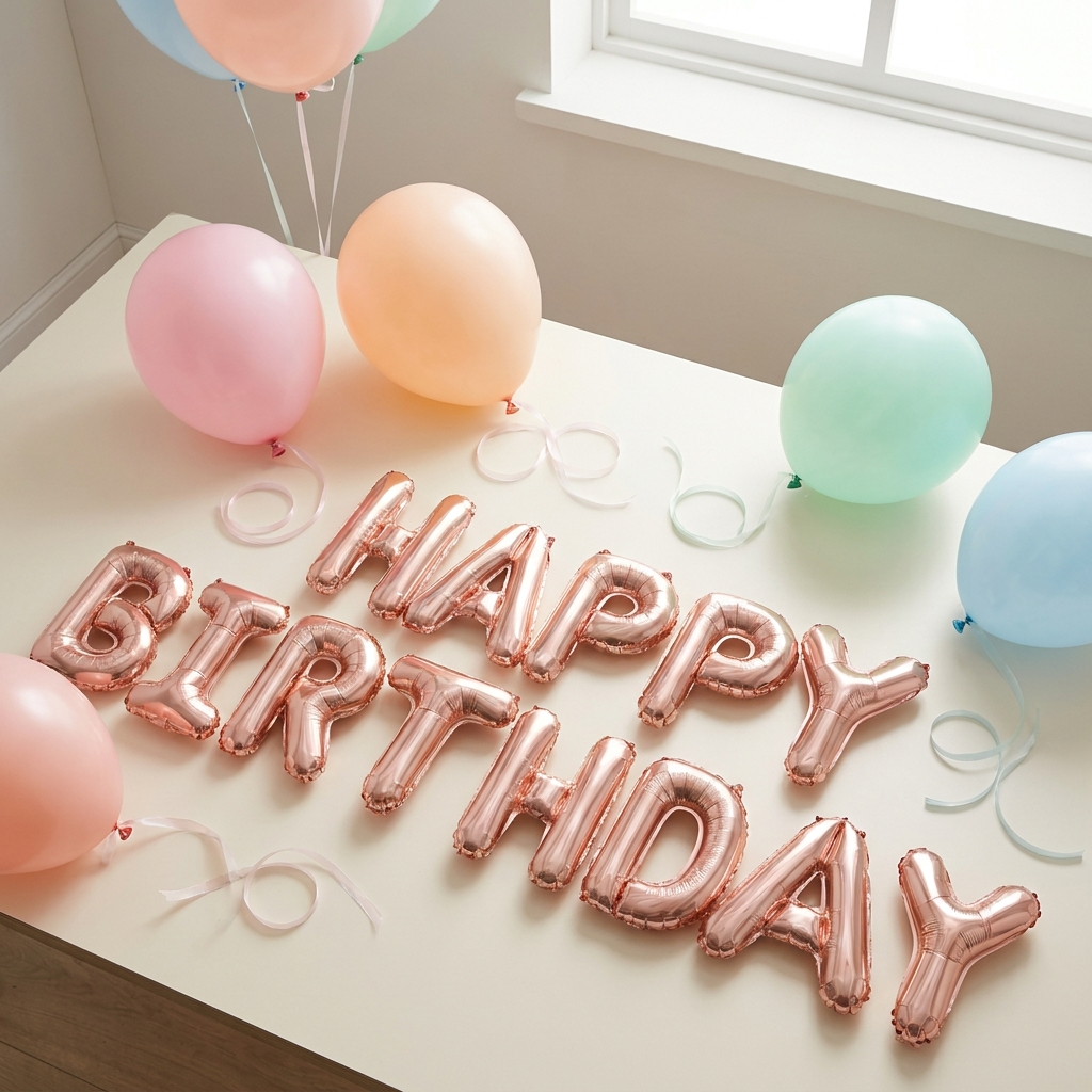 Happy Birthday foil balloon