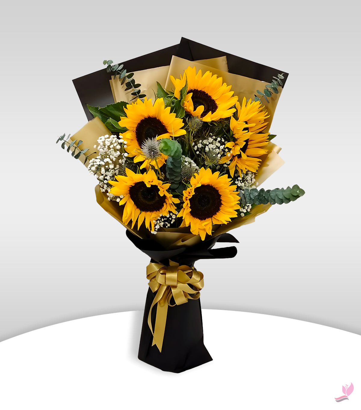 Anniversary Flowers - Bouquet Of Sunflowers - Fresh Cut Flowers - Vibrant Yellow