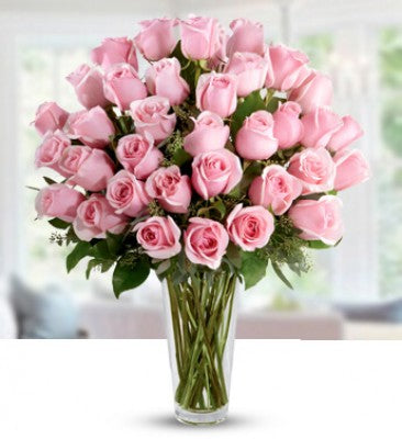 Premium Pink Roses - Arabianblossom - 30 stems - Fresh Cut Flowers