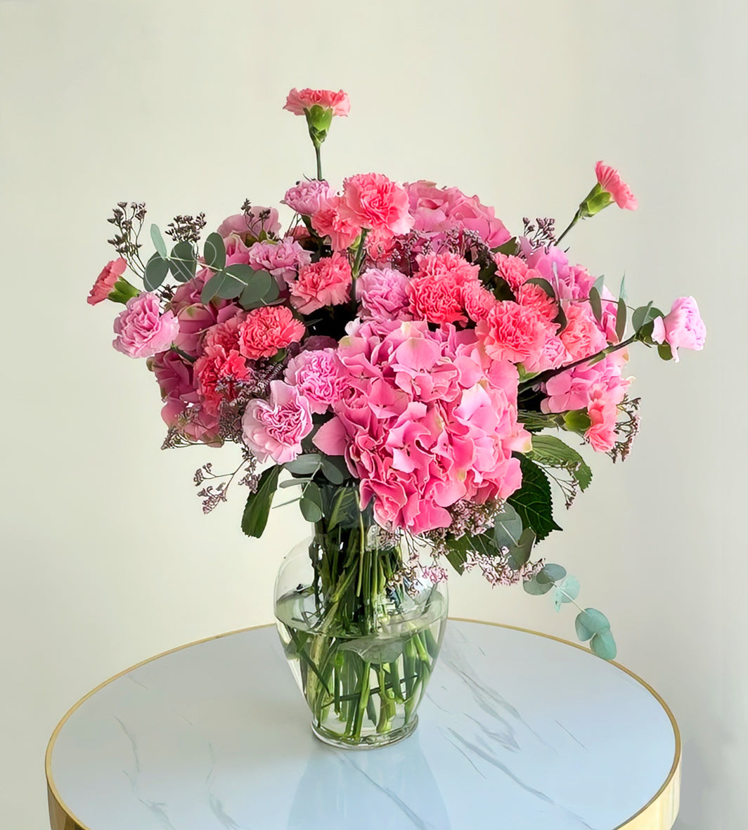 Happy Birthday Flowers - Arabian Luxury Pink Bloom - Soft & Fragrant - Fresh Cut Flowers